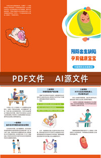 预防出生缺陷三折页
