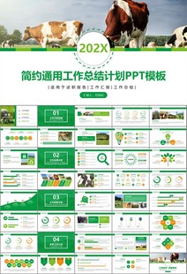 生态牧场畜牧业养殖乳业PPT