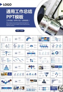 机械制造加工业通用PPT模板