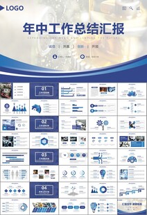 机械制造加工业通用PPT模板