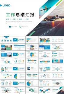 飞机民航局航空公司通用PPT