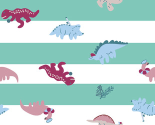 可爱恐龙图案背景