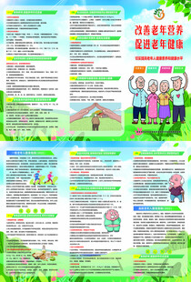 老年营养折页