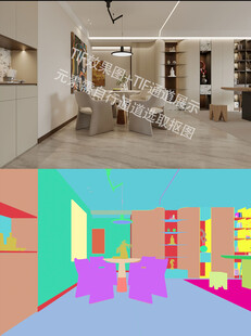 餐厅场景效果图