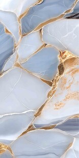 蓝金大理石纹理图案