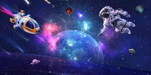 宇宙星空流星