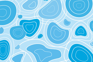 蓝色线条色块背景