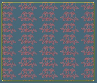 复古花纹图案背景