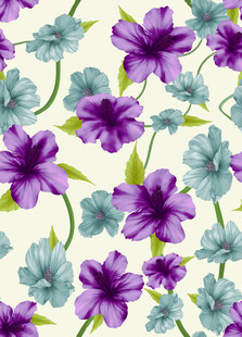 花卉图案背景  清新雅致