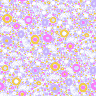 多彩花卉图案背景