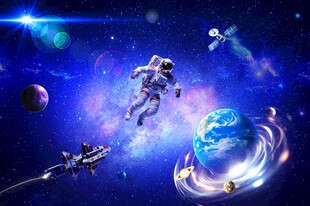 蓝色星空