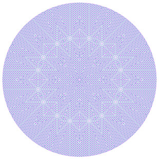 圆形防伪证书纹理