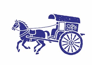 古代马车图案设计