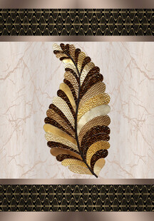 精美羽毛图案装饰画