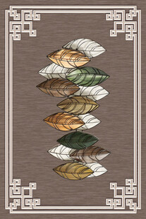 中式风格多彩糕点摆盘