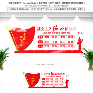 社会主义核心价值观文化墙