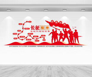 长征精神文化墙