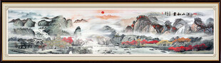 巨幅山水风景画