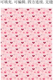爱心壁纸 女童印花 可爱图案