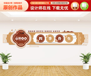 中医四季养生文化墙