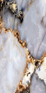 大理石纹理中的金色脉络