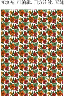 美人焦图案 木槿花 热带花卉