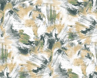 抽象水墨风格植物图案