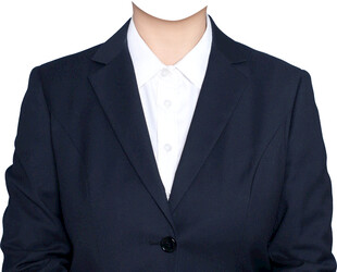 女士职业证件照西装衬衫