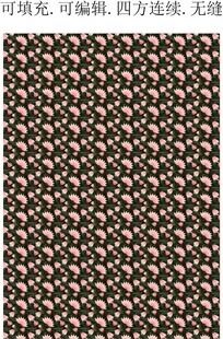 荷花荷叶 中国风花卉 田园风图