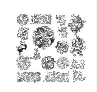 中式传统花纹图案集合