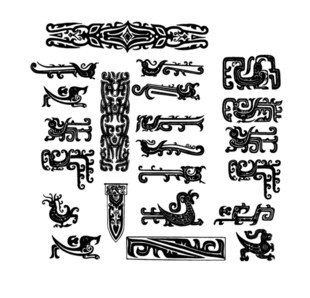 传统中式古典纹样图案集