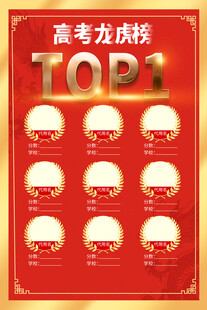 高考龙虎榜海报