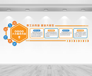 零工市场文化墙