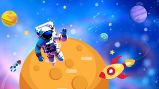 卡通星空