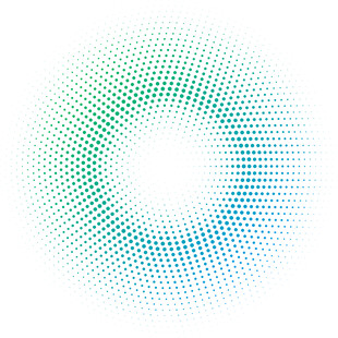 科技环形渐变圆点图案