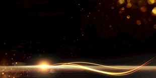 金色流光背景特效图