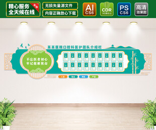 医护团队介绍文化墙