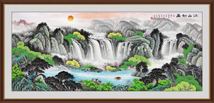 大厅山水画