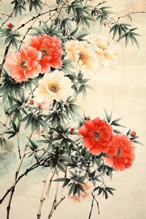 水墨牡丹国画牡丹素材-水墨牡丹国画牡丹图片-水墨牡丹国画牡丹