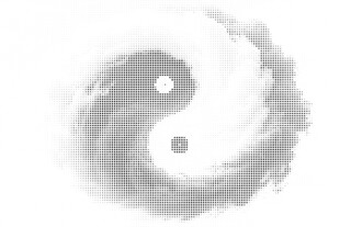 点状太极图
