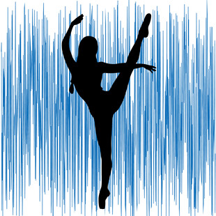 舞动的芭蕾舞者