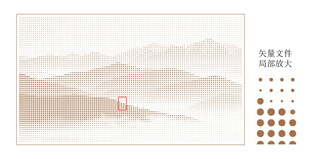 中式山水意境装饰画