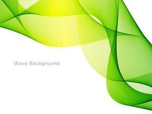 绿色动感线条矢量背景