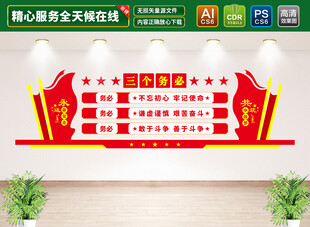 三个务必文化墙