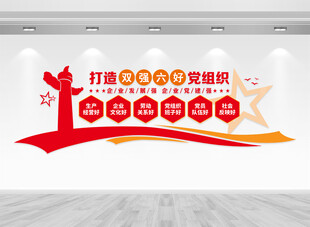 双强六好党组织文化墙
