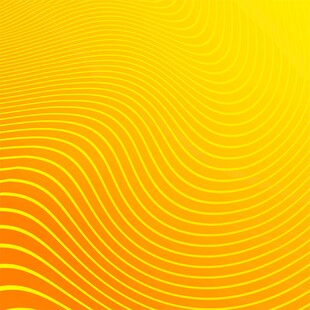 黄色波浪线条矢量背景