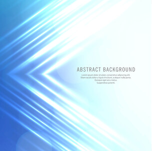 蓝色动感线条抽象矢量背景