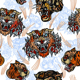 老虎图案
