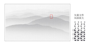 水墨山水装饰画设计素材