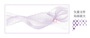 梦幻线条花朵装饰图案